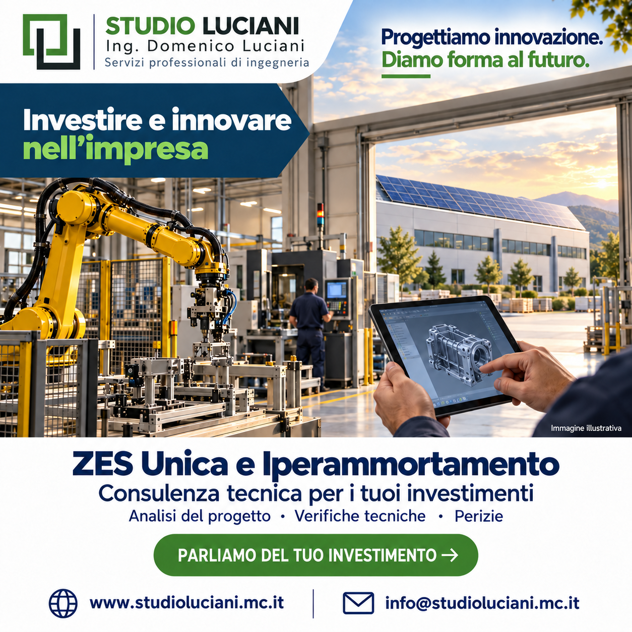 Studio Luciani: consulenza tecnica per ZES Unica e Iperammortamento